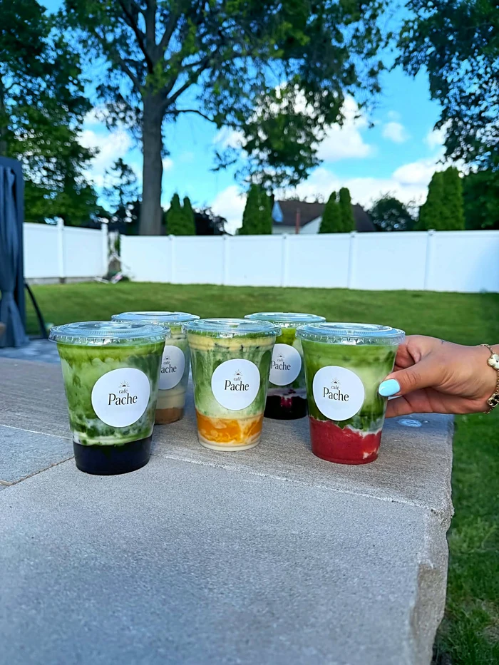 Bebidas de café Pache al aire libre